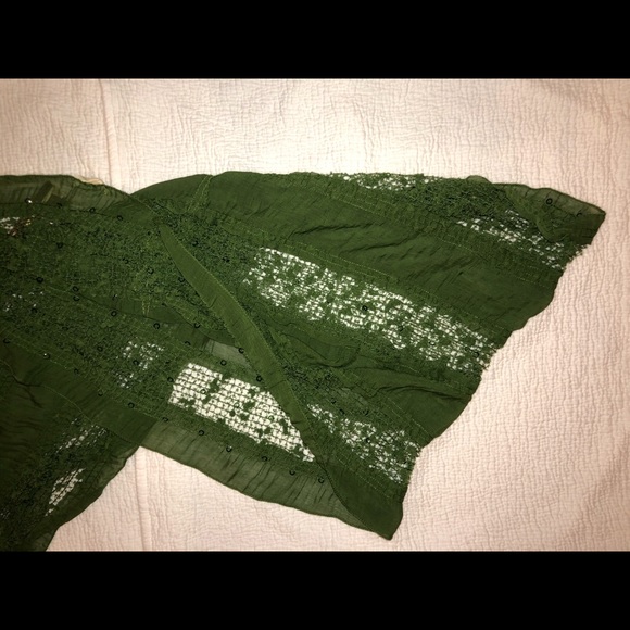 Indigo Soul Green Scarf - Picture 4 of 9